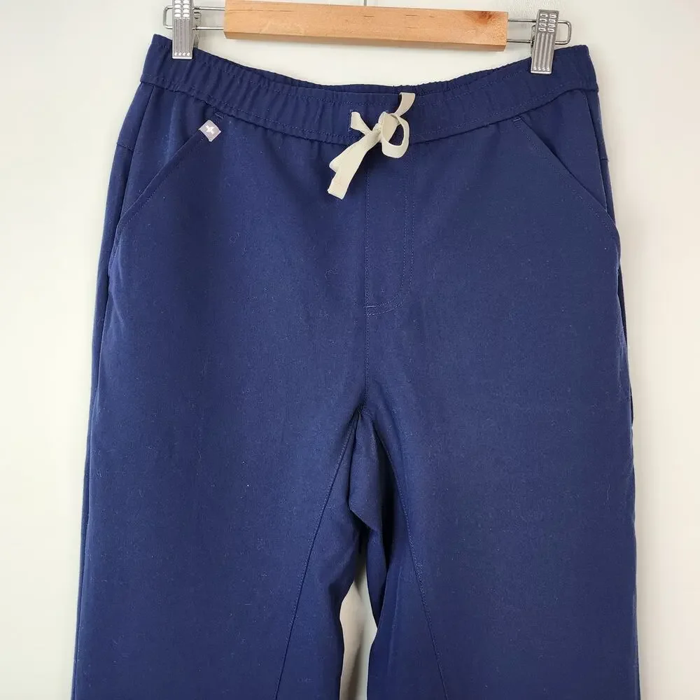 Figs Tansen Jogger Scrub Pants Men's Small Navy Blue NWT